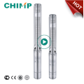 Pompe à eau immergée en acier inoxydable de la série CHIMP 4SP haute levée